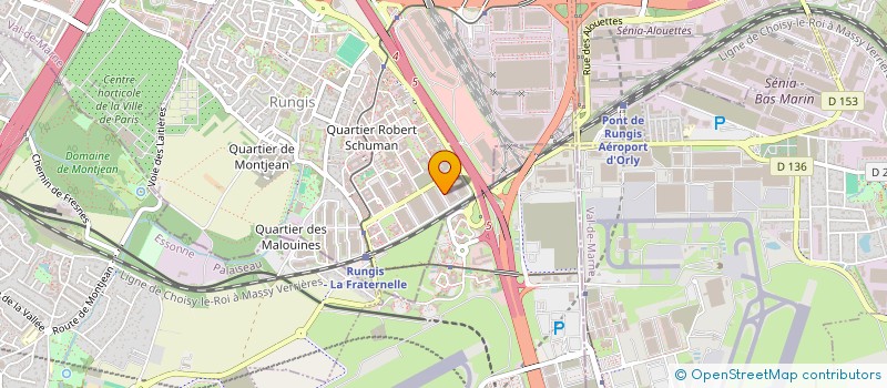 localisation de l'entreprise SCI DES HAUTS TERRIERS à RUNGIS