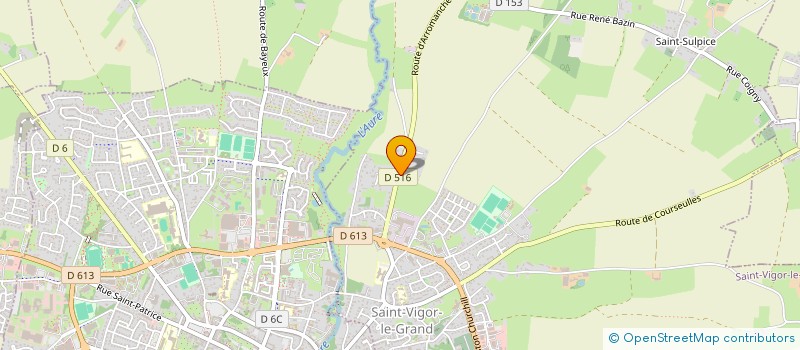 localisation de l'entreprise SCI DES HAUTS VENTS  SAINT-VIGOR-LE-GRAND