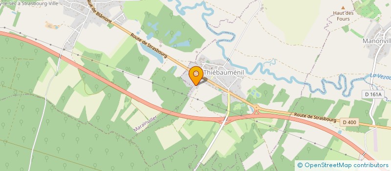 localisation de l'entreprise SCI DES HAYOTTES  THIEBAUMENIL