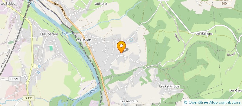 localisation de l'entreprise SCI DES HEBERTS  ABREST