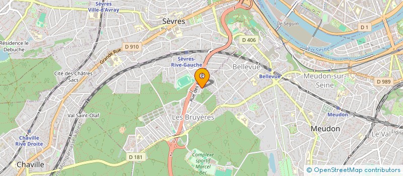 localisation de l'entreprise SCI DES HERBAG à SEVRES