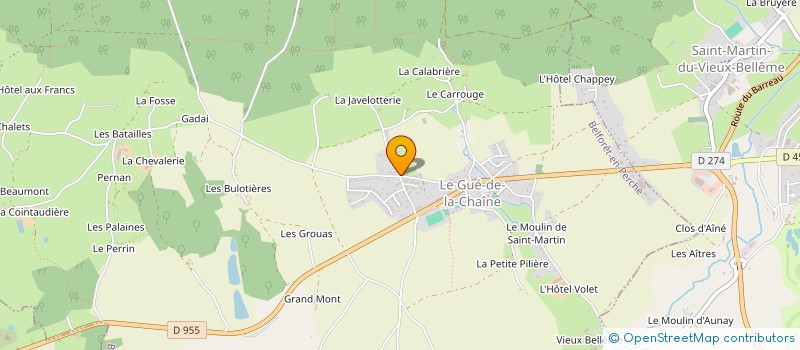 localisation de l'entreprise SCI DES HERBIERS à BELFORET-EN-PERCHE