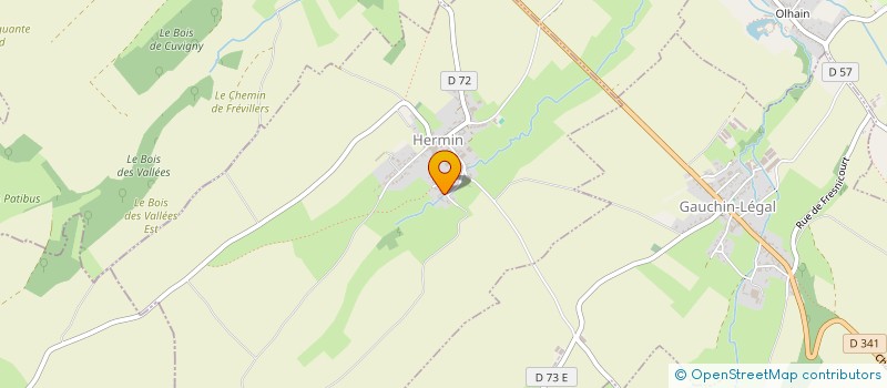 localisation de l'entreprise SCI DES HERMINOIS  HERMIN