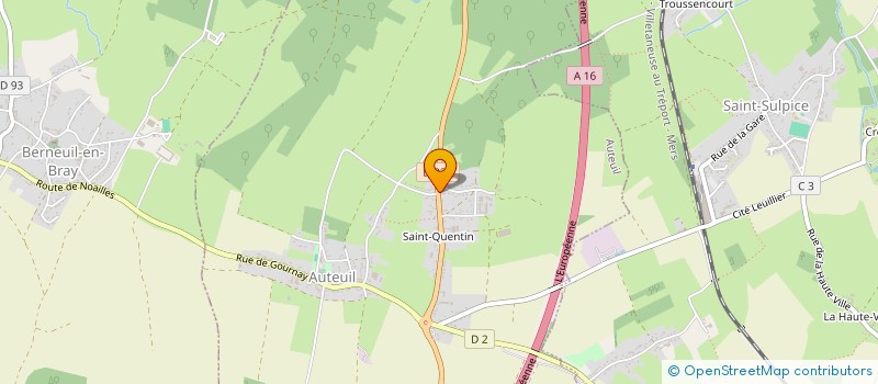 localisation de l'entreprise SCI DES HERMITES  AUTEUIL