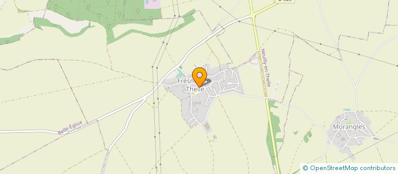 localisation de l'entreprise SCI DES HETRES  FRESNOY-EN-THELLE