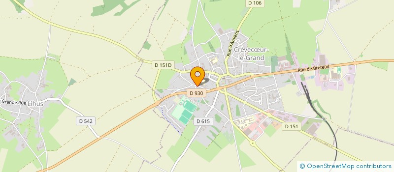 localisation de l'entreprise SCI DES HETRES  CREVECUR-LE-GRAND