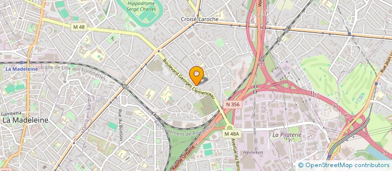 localisation de l'entreprise SCI DES HIBOUX à MARCQ-EN-BARŒUL