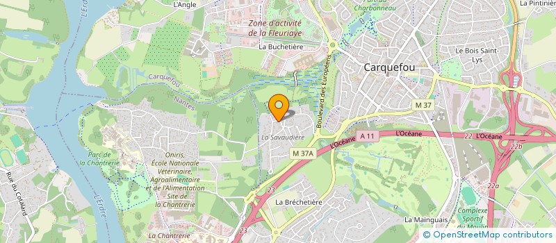 localisation de l'entreprise SCI DES HIPPOCAMPES  CARQUEFOU