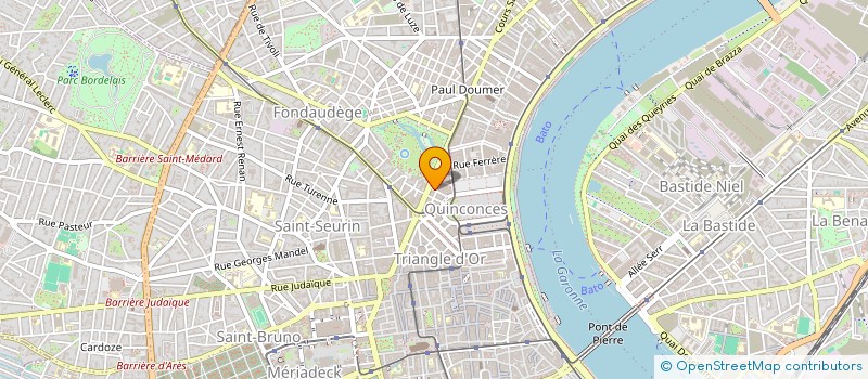 localisation de l'entreprise SCI DES HIRONDELLES à BORDEAUX