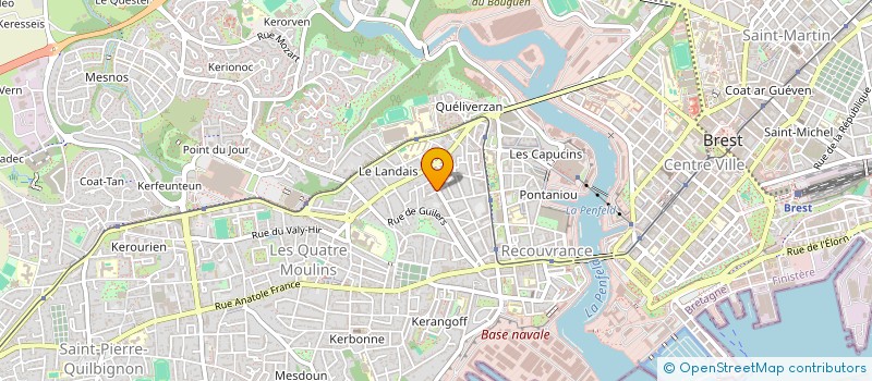 localisation de l'entreprise SCI DES HIRONDELLES  BREST