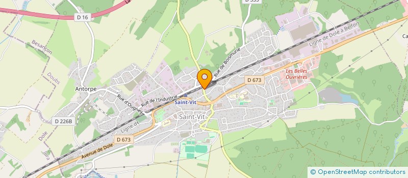 localisation de l'entreprise SCI DES HIRONDELLES  SAINT-VIT