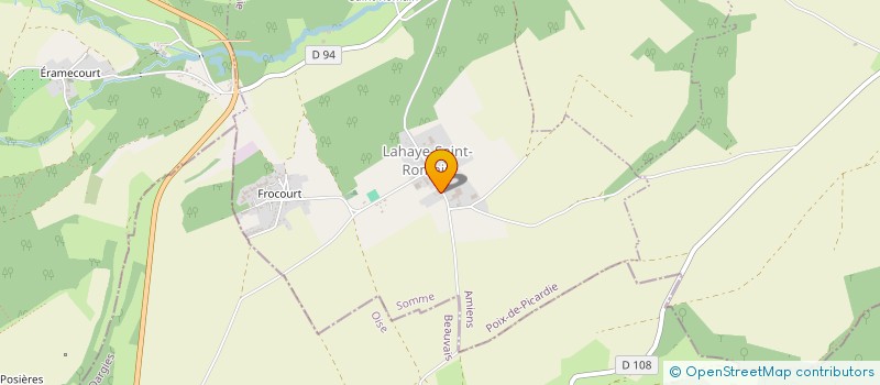 localisation de l'entreprise SCI DES HIRONDELLES  LAMARONDE