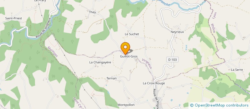 localisation de l'entreprise SCI DES HIRONDELLES  MARINGES