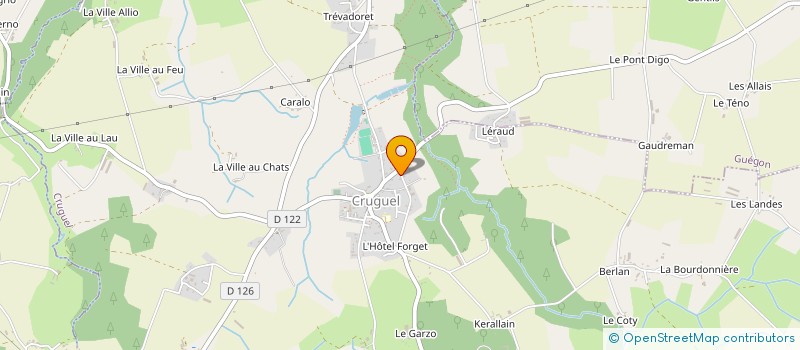 localisation de l'entreprise SCI DES HIRONDELLES  CRUGUEL