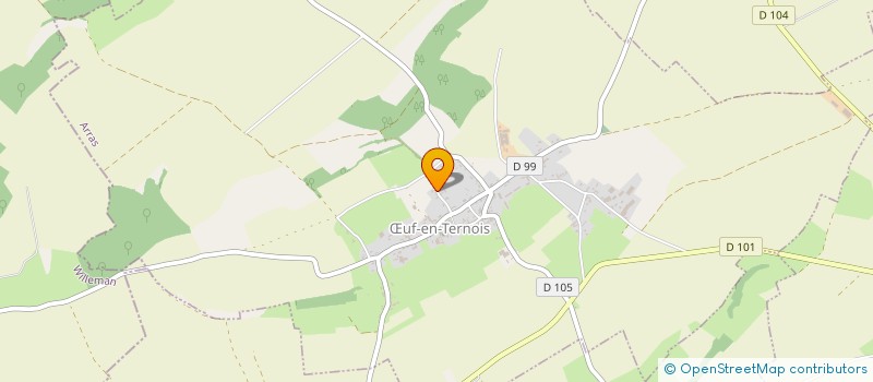 localisation de l'entreprise SCI DES HONOS  UF-EN-TERNOIS