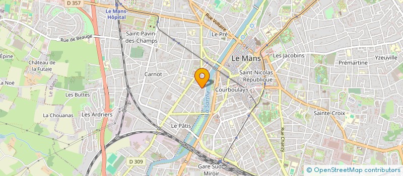 localisation de l'entreprise SCI DES HORTENSIAS à LE MANS