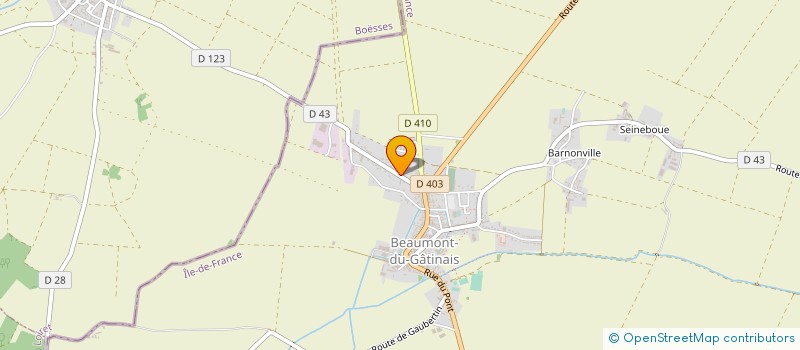 localisation de l'entreprise SCI DES HORTENSIAS  BEAUMONT-DU-GATINAIS