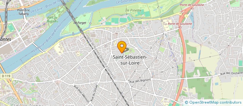 localisation de l'entreprise SCI DES HORTENSIAS à SAINT-SEBASTIEN-SUR-LOIRE