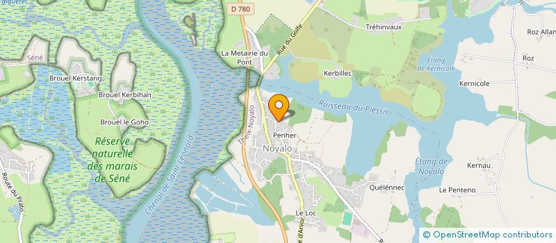 localisation de l'entreprise SCI DES HORTENSIAS  THEIX-NOYALO