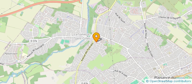 localisation de l'entreprise SCI DES HOSPITALIERS  LA SALVETAT-SAINT-GILLES