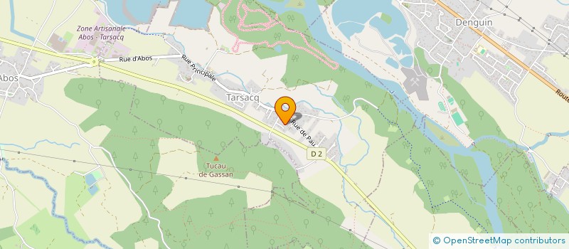 localisation de l'entreprise SCI DES HOSSES  TARSACQ