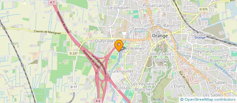 localisation de l'entreprise SCI DES HOTEL GRIL ORANGE  ORANGE