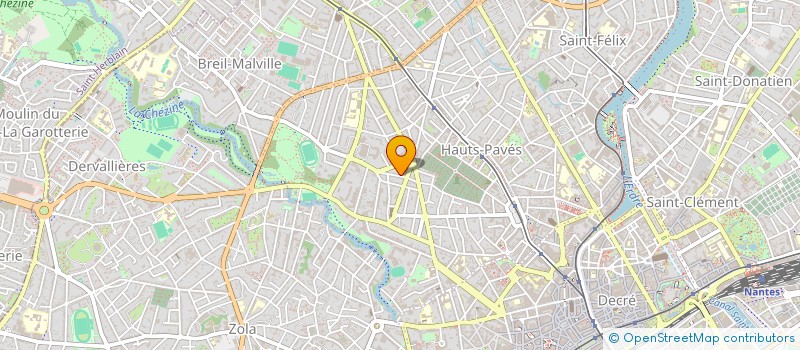 localisation de l'entreprise SCI DES HOTELS DE POITIERS SUD à NANTES