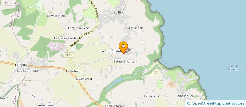 localisation de l'entreprise SCI DES HOUCHES  SAINT-CAST-LE-GUILDO