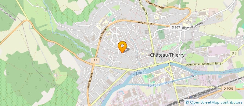 localisation de l'entreprise SCI DES HOUSSIEUX à CHATEAU-THIERRY