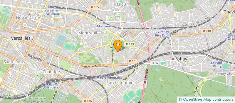 localisation de l'entreprise SCI DES HUIT FONTAINES à VERSAILLES