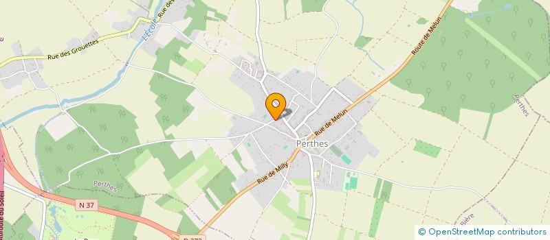 localisation de l'entreprise SCI DES HUNAUDIERES  PERTHES