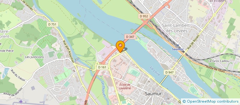 localisation de l'entreprise SCI DES HURAUDIERES  SAUMUR