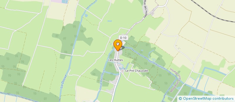 localisation de l'entreprise SCI DES HUTTES  NALLIERS