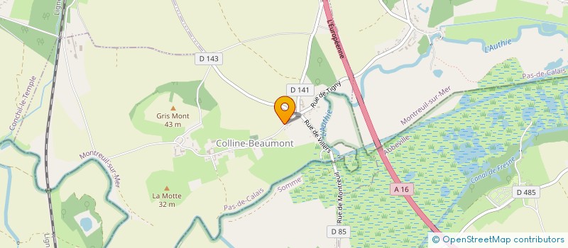 localisation de l'entreprise SCI DES HUTTIERS PAR VENT D'EST  COLLINE-BEAUMONT