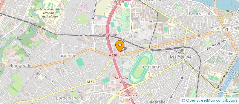 localisation de l'entreprise SCI DES IDE DE LA COTE DE LARDENNE à TOULOUSE