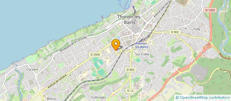 localisation de l'entreprise SCI DES IFS à THONON-LES-BAINS