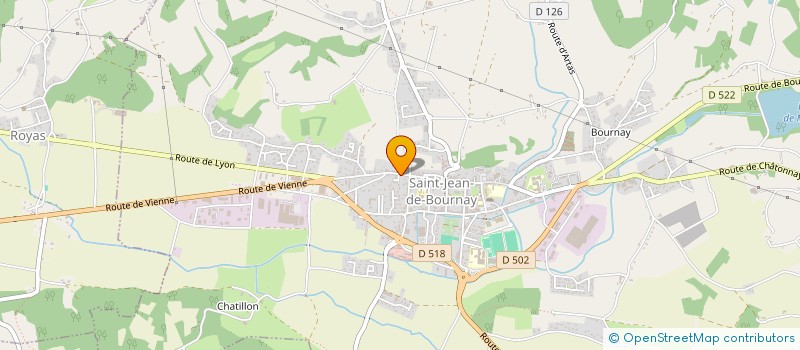 localisation de l'entreprise SCI DES IFS  SAINT-JEAN-DE-BOURNAY