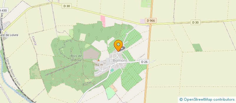 localisation de l'entreprise SCI DES'IL1  BRIMONT