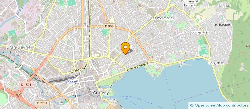 localisation de l'entreprise SCI DES ILES à ANNECY