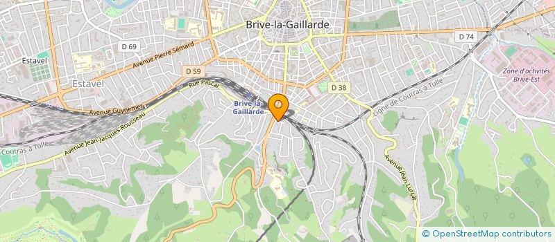 localisation de l'entreprise SCI DES ILES à BRIVE-LA-GAILLARDE