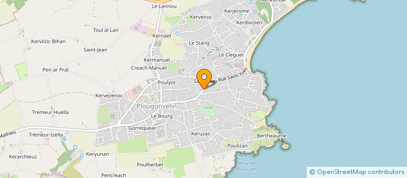 localisation de l'entreprise SCI DES ILES  PLOUGONVELIN