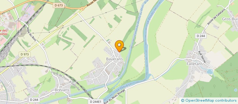 localisation de l'entreprise SCI DES ILES  BAVERANS