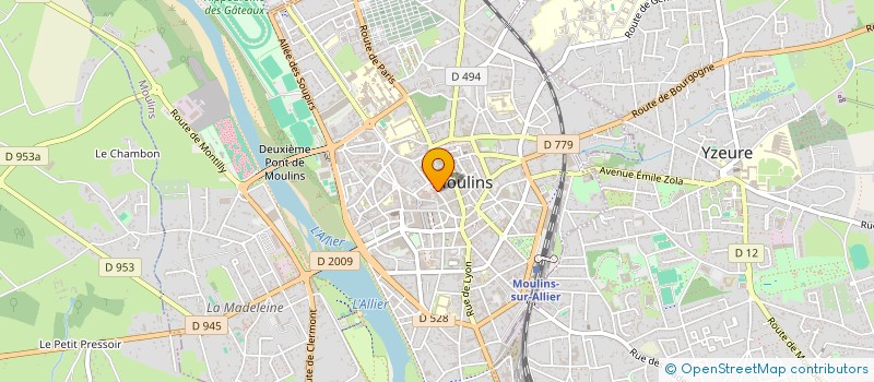 localisation de l'entreprise SCI DES ILES à MOULINS