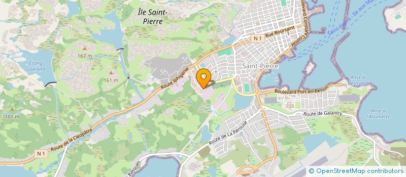 localisation de l'entreprise SCI DES ILES à SAINT-PIERRE