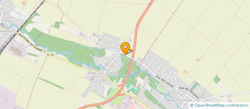 localisation de l'entreprise SCI DES ILES  ISLES-SUR-SUIPPE