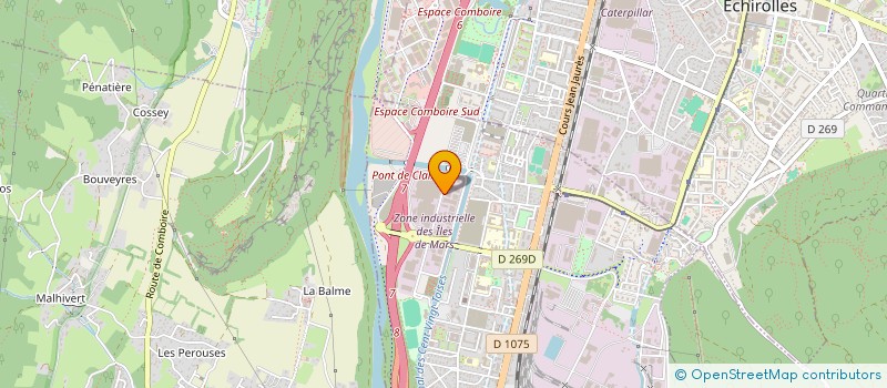 localisation de l'entreprise SCI DES ILES  LE PONT-DE-CLAIX