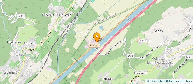 localisation de l'entreprise SCI DES ILES  COISE-SAINT-JEAN-PIED-GAUTHIER