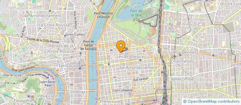 localisation de l'entreprise SCI DES ILES D'OR  LYON