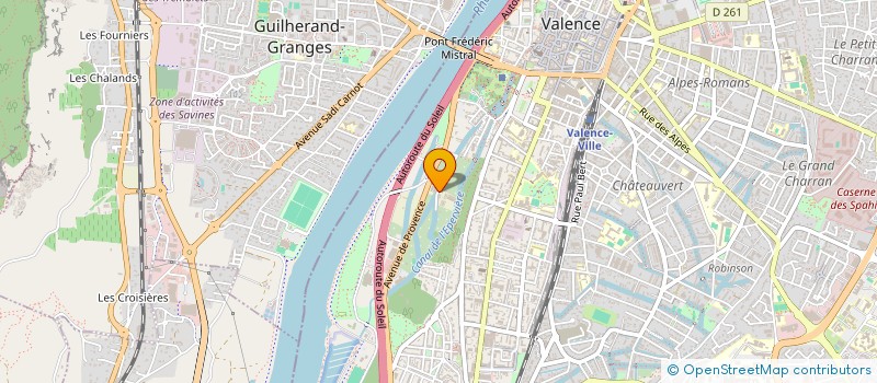 localisation de l'entreprise SCI DES ILES DE VALENCE à VALENCE