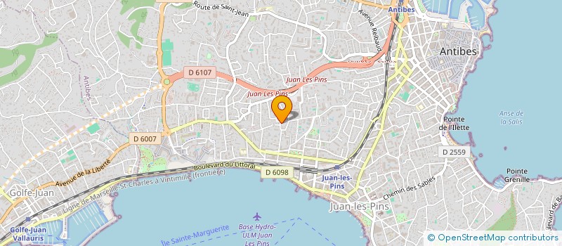 localisation de l'entreprise SCI DES ILES DU SUD à ANTIBES